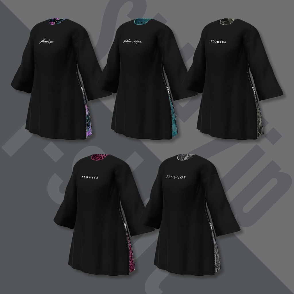 Side Zip T-shirt【16アバターセミ対応】