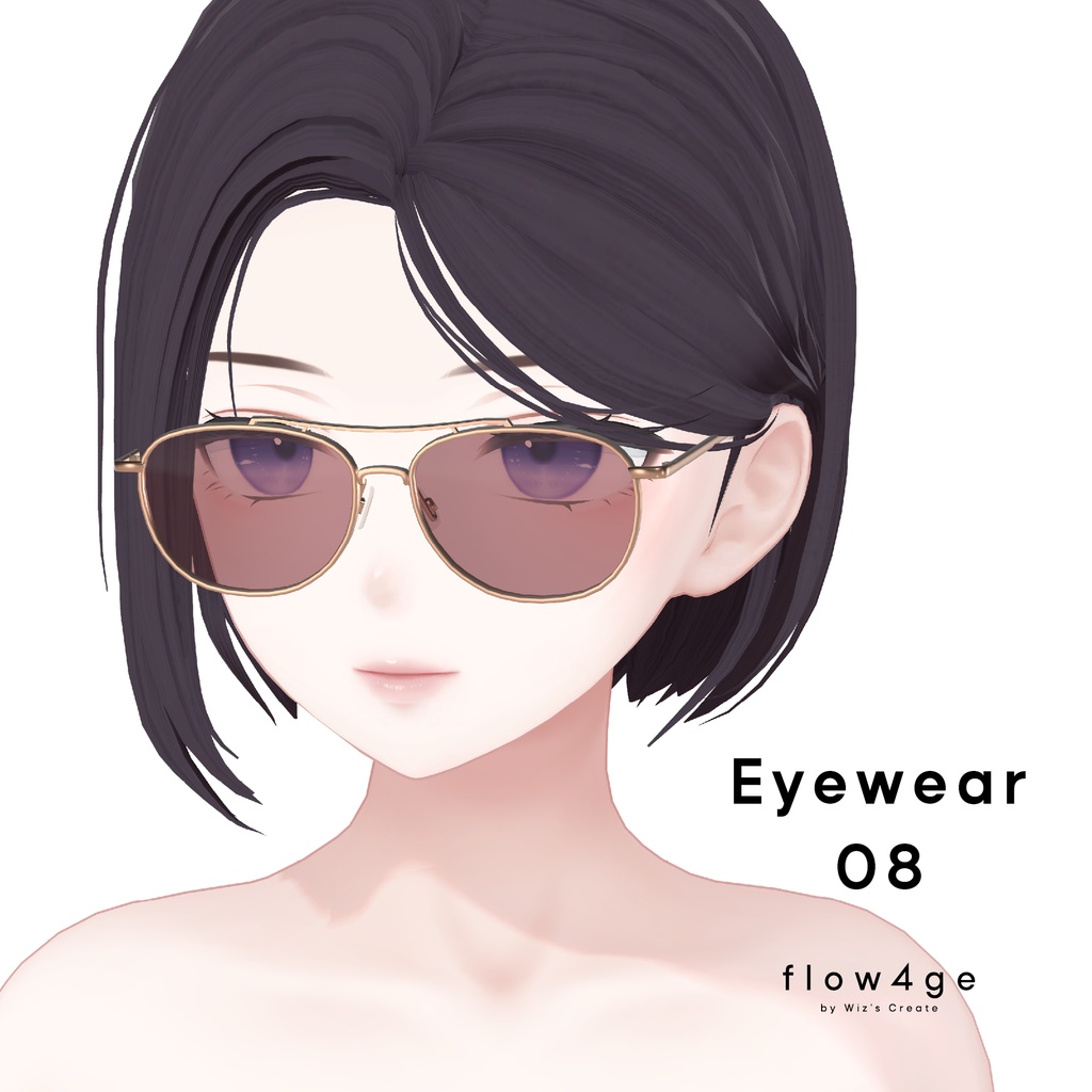 Eyewear 08【VRChat想定】