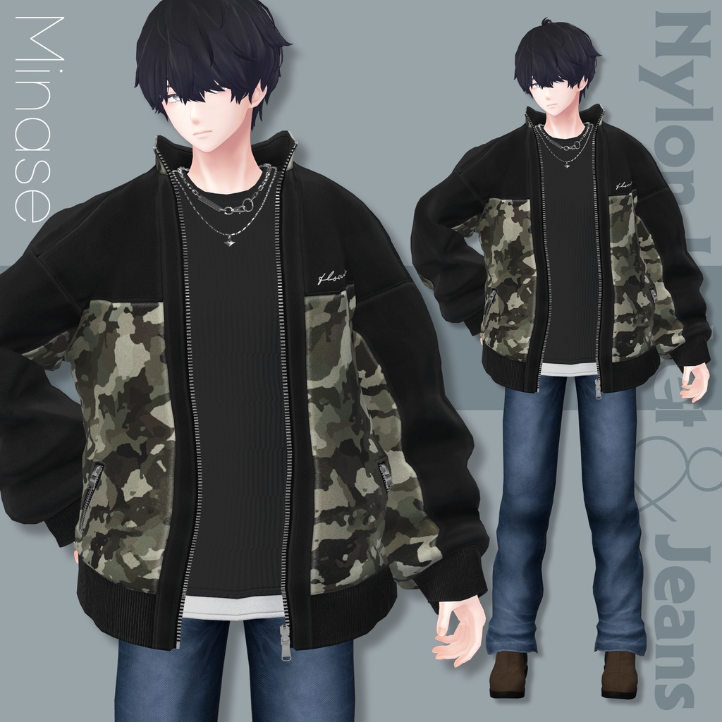 Nylon Jacket & Jeans【19アバターセミ対応】