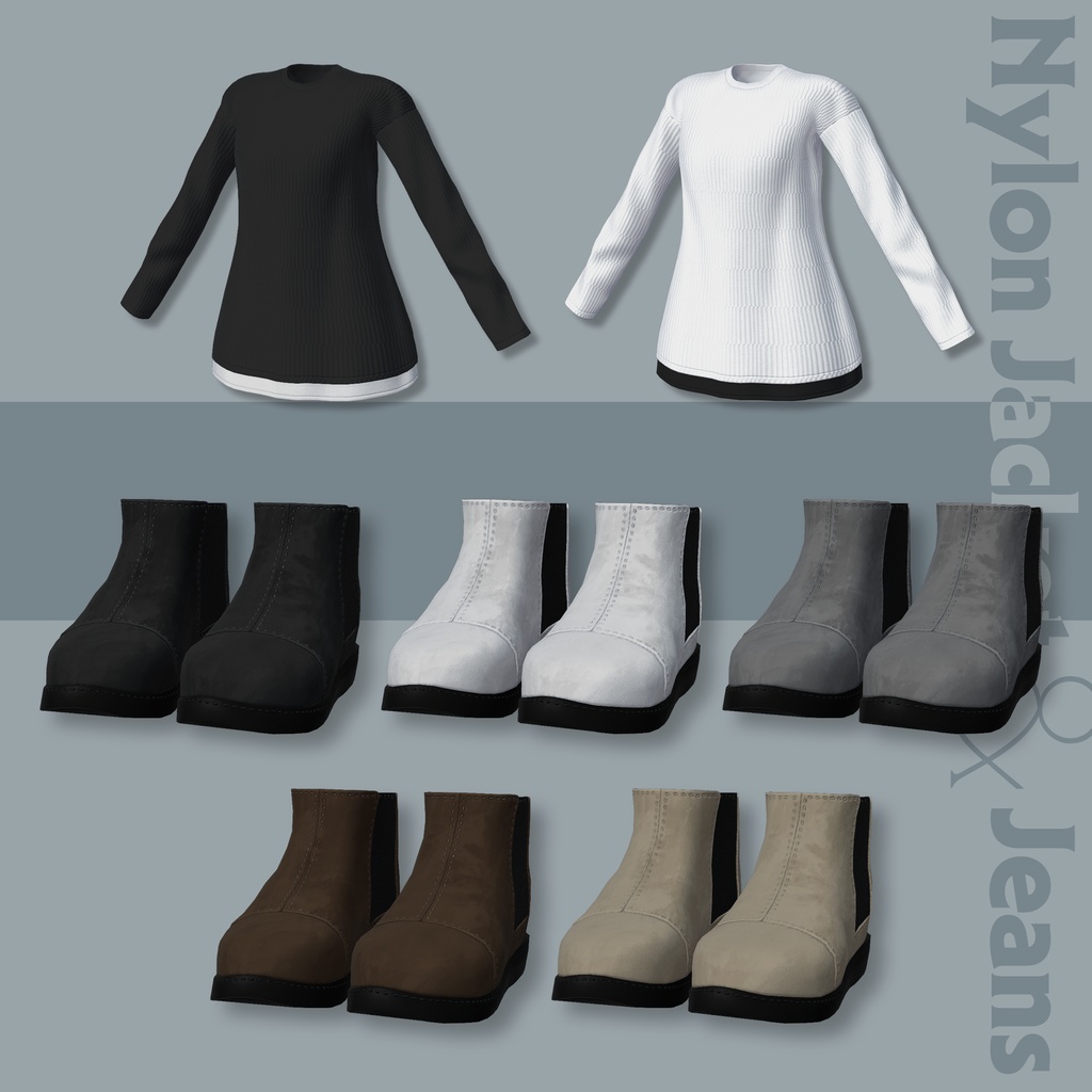 Nylon Jacket & Jeans【19アバターセミ対応】