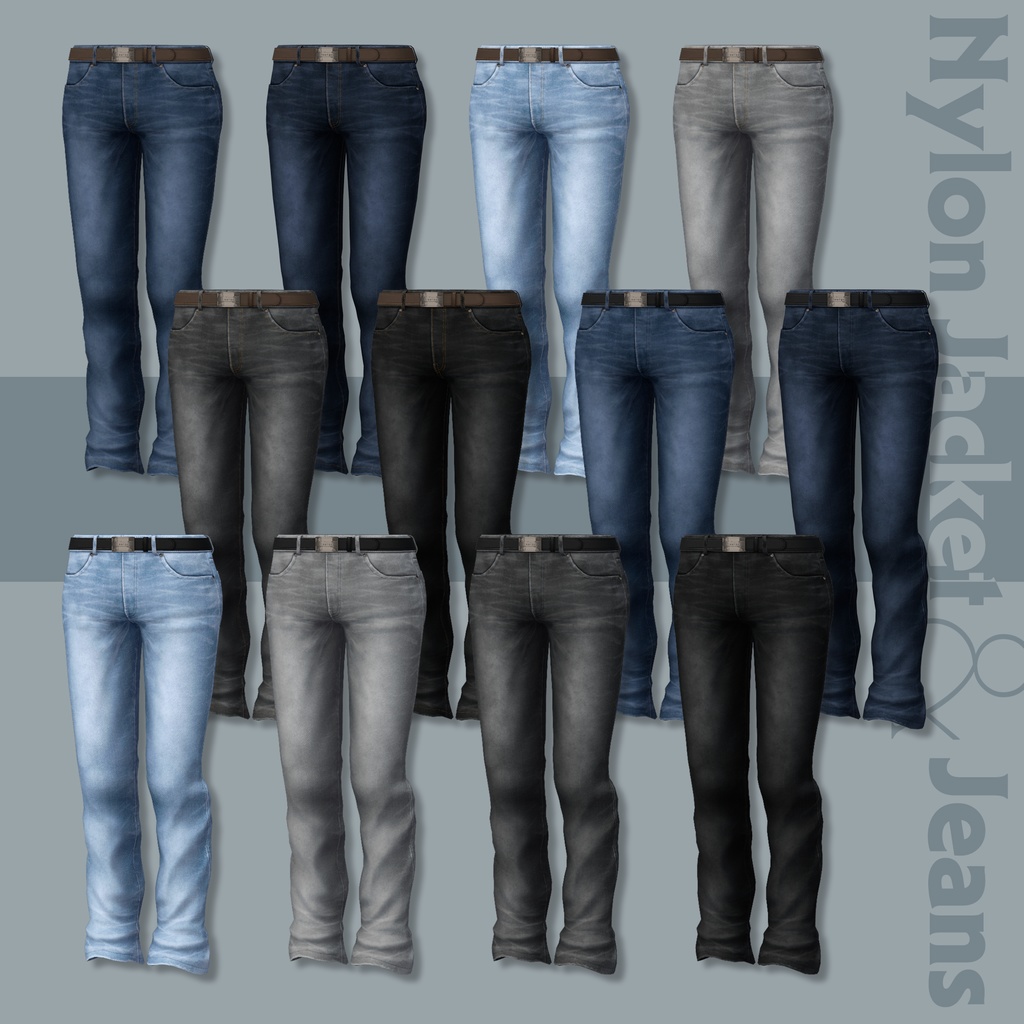 Nylon Jacket & Jeans【19アバターセミ対応】