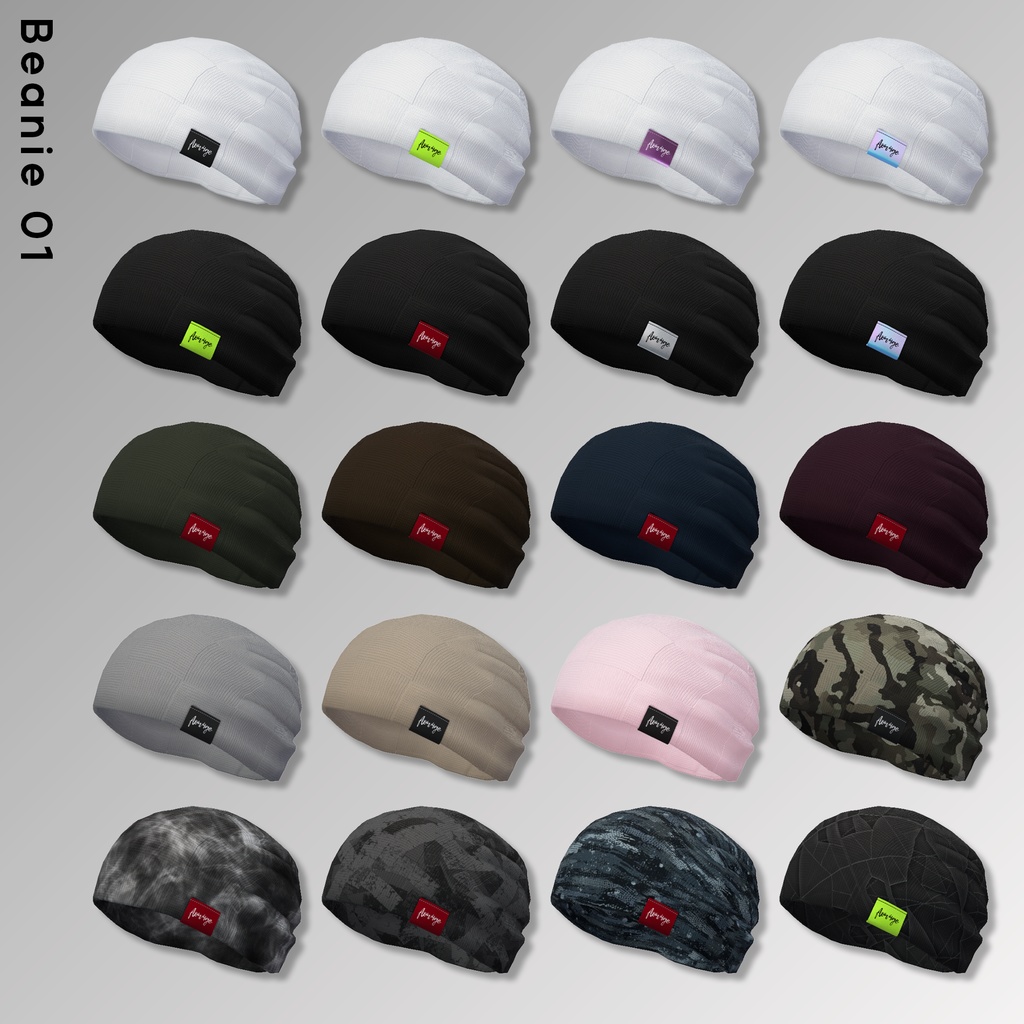 Beanie 01【フォロワー3,000人記念/VRChat想定】