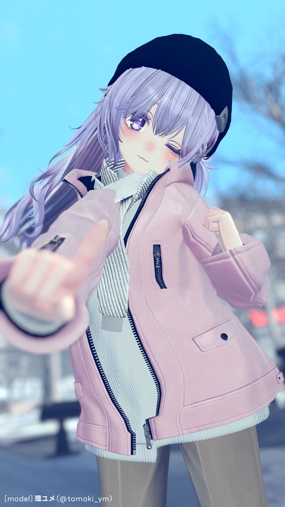 Leather Hooded Jacket【29アバターセミ対応】