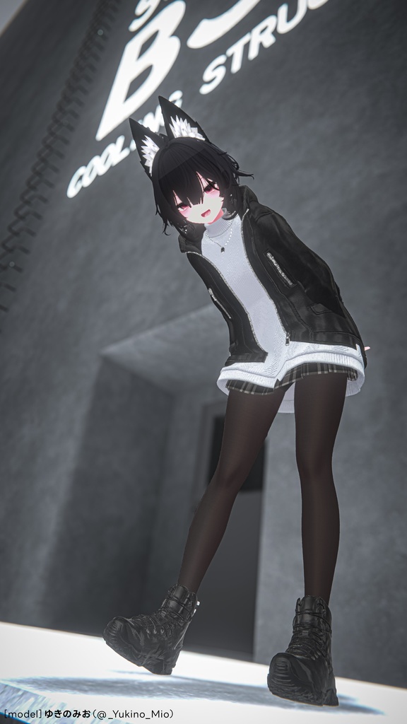 Leather Hooded Jacket【29アバターセミ対応】