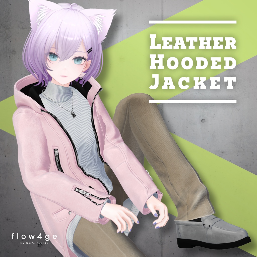 Leather Hooded Jacket【29アバターセミ対応】