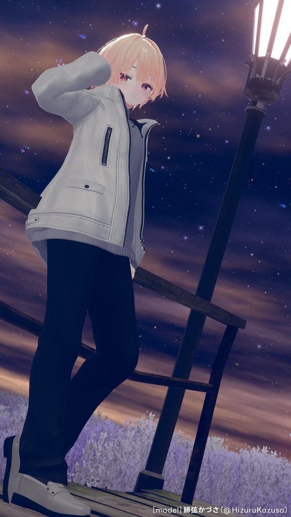 Leather Hooded Jacket【29アバターセミ対応】