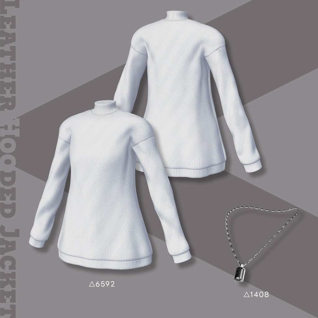 Leather Hooded Jacket【29アバターセミ対応】