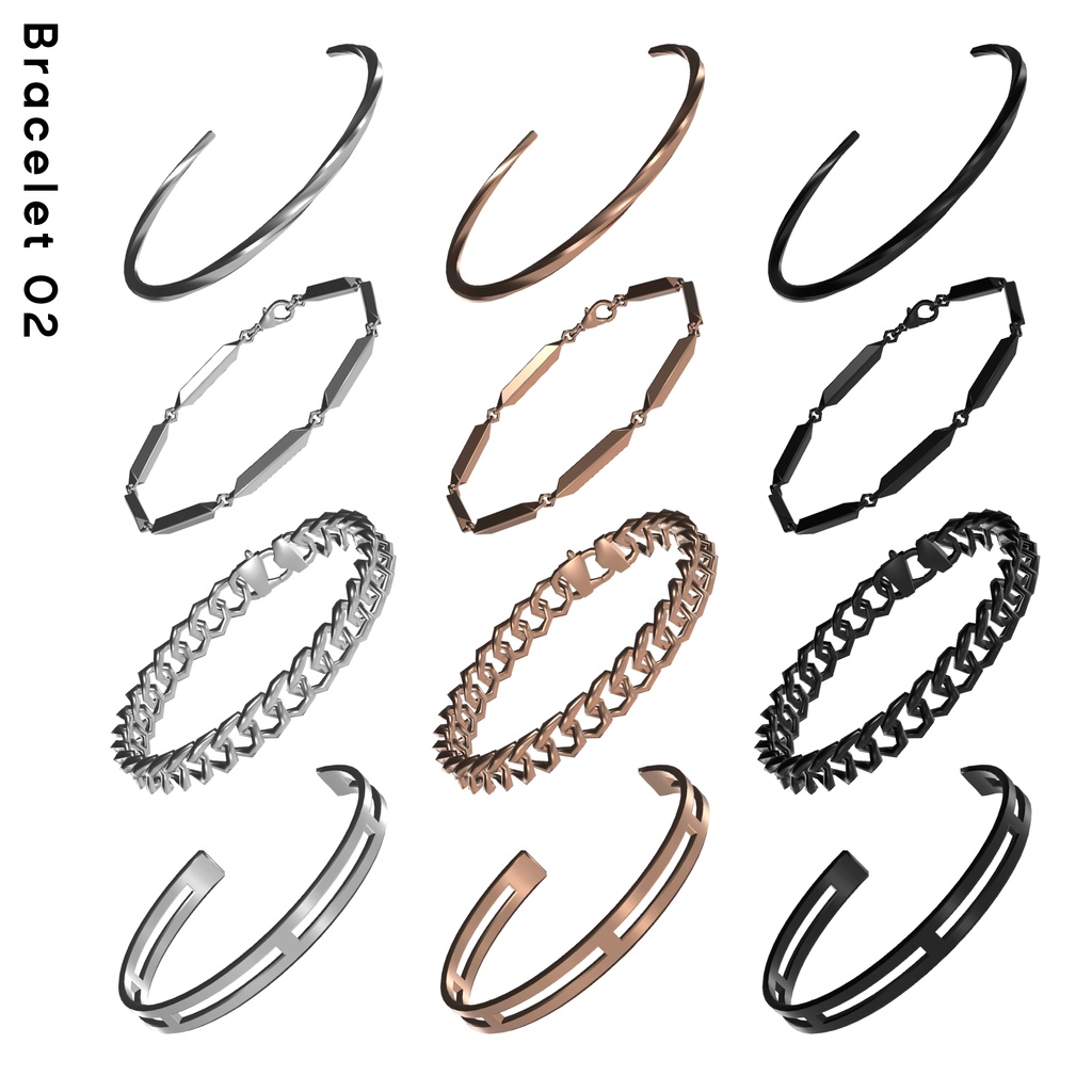 Bracelet 02【VRChat想定】