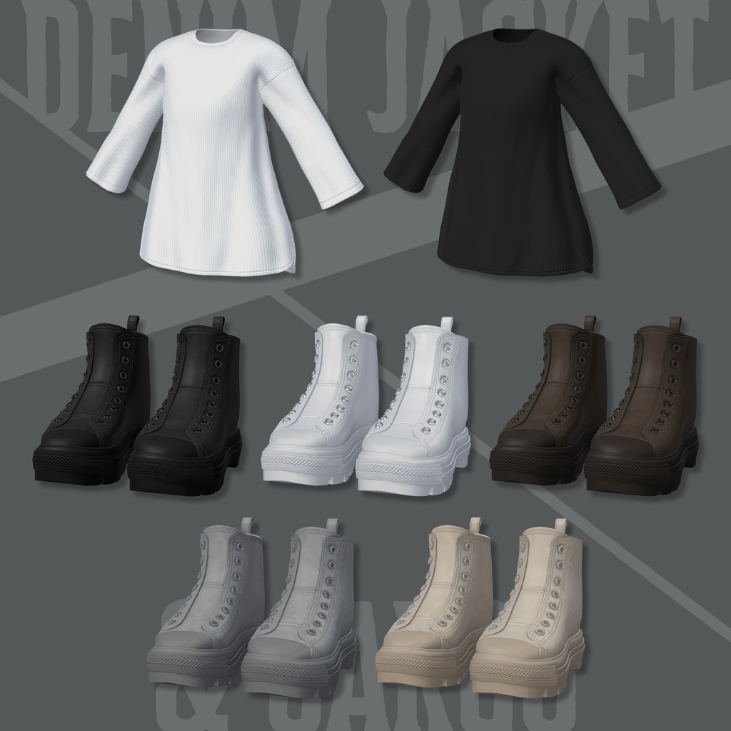 Denim Jacket & Cargo【22アバターセミ対応】