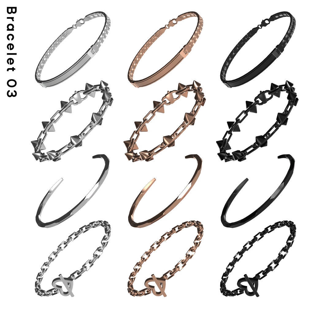 Bracelet 03【VRChat想定】