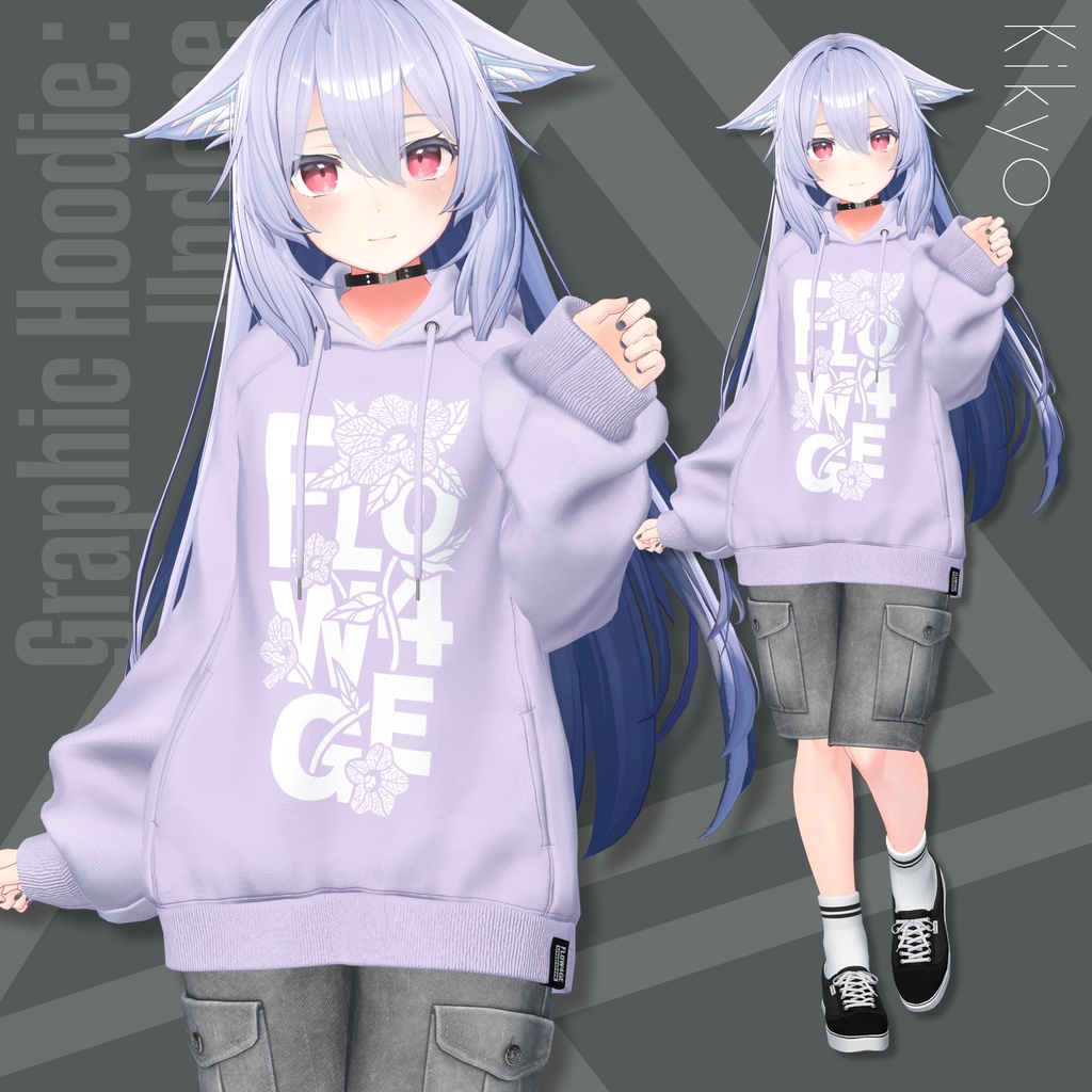 Graphic Hoodie : Undone【24アバターセミ対応】