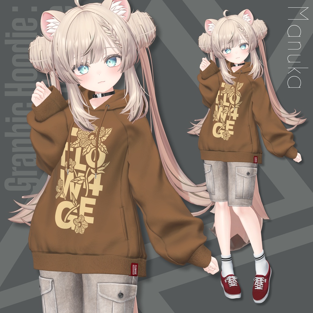 Graphic Hoodie : Undone【24アバターセミ対応】