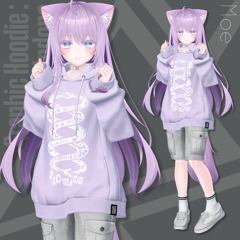 Graphic Hoodie : Undone【24アバターセミ対応】