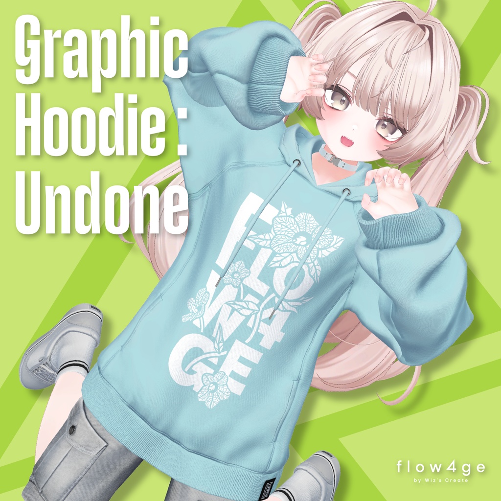 Graphic Hoodie : Undone【24アバターセミ対応】