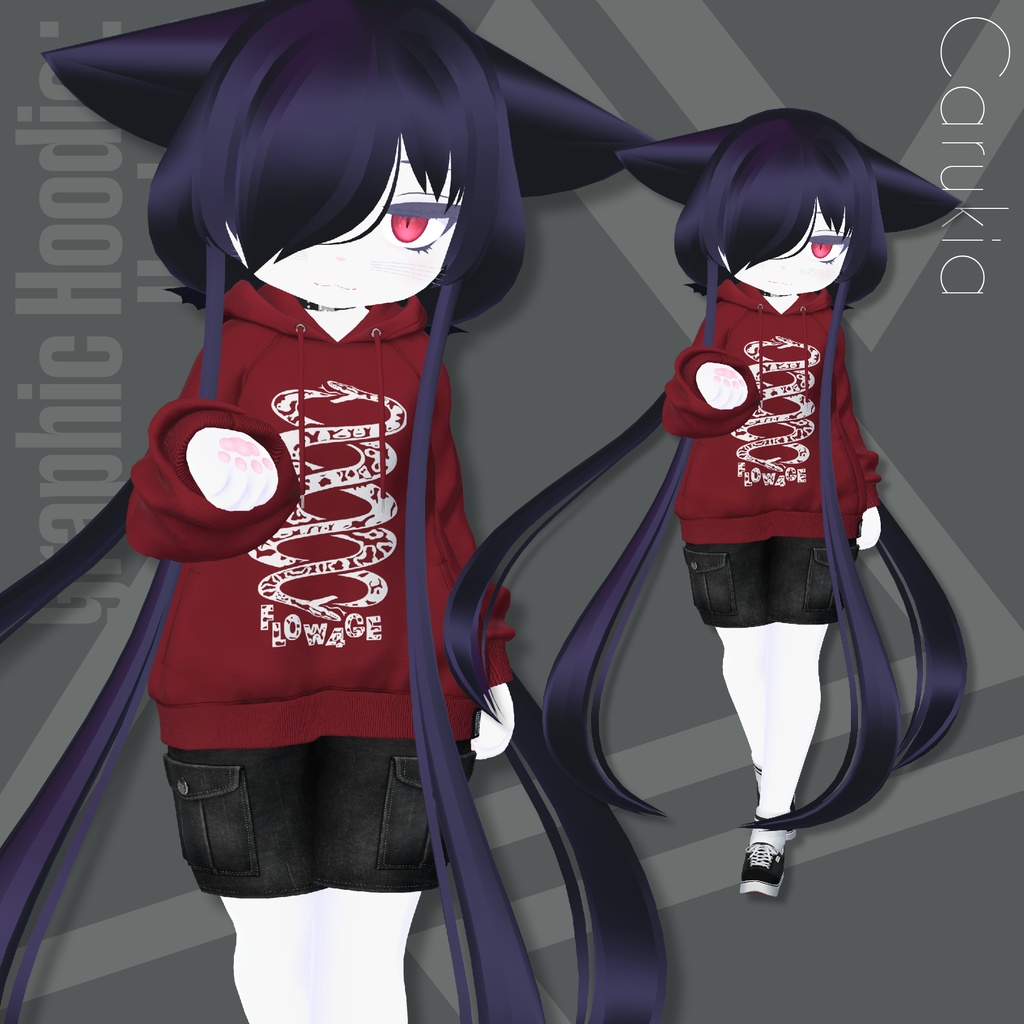 Graphic Hoodie : Undone【24アバターセミ対応】