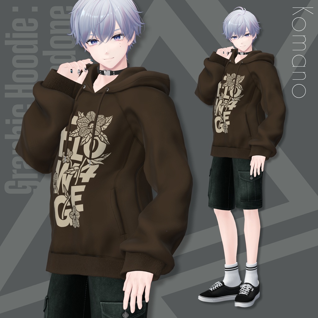 Graphic Hoodie : Undone【24アバターセミ対応】