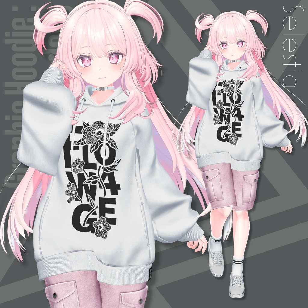 Graphic Hoodie : Undone【24アバターセミ対応】