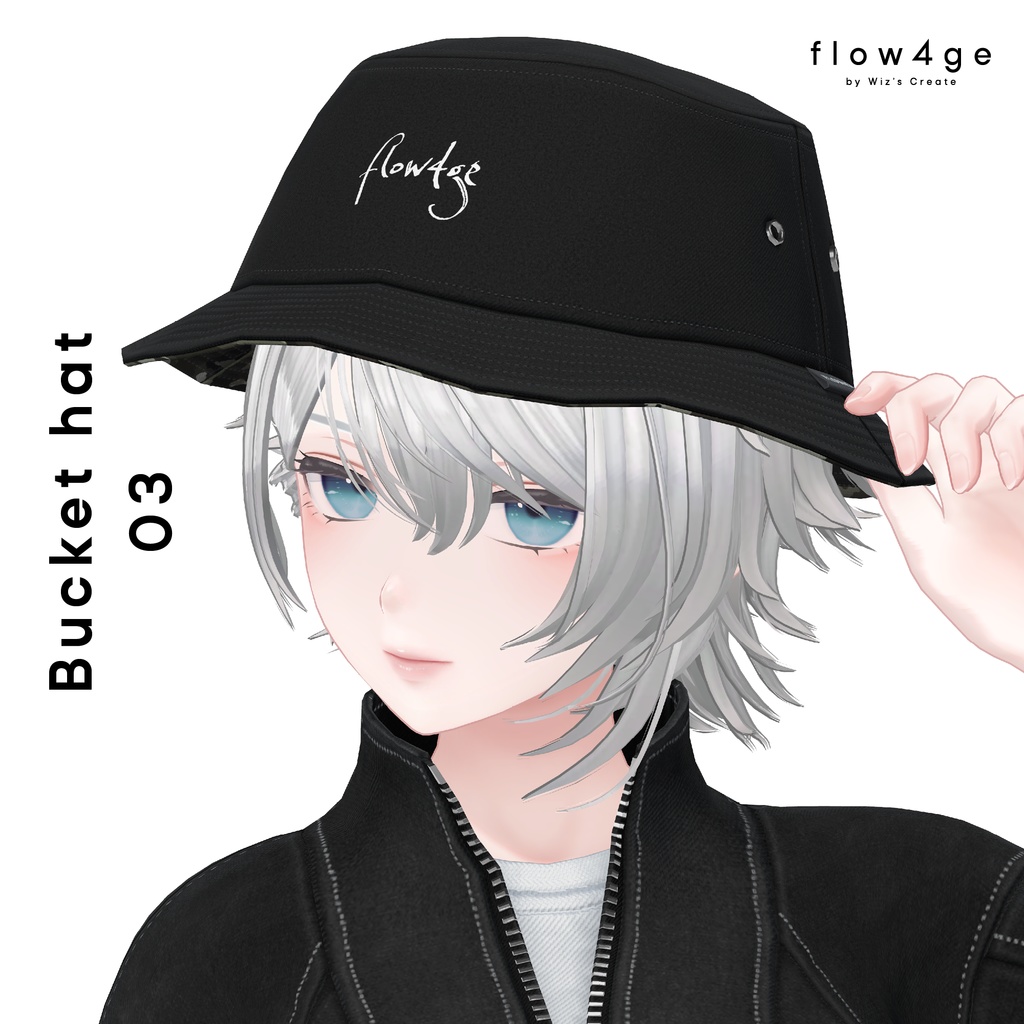 Bucket hat 03【VRChat想定】