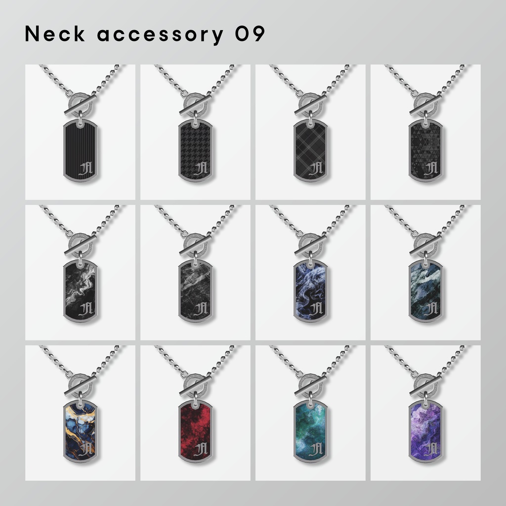 Neck accessory 09【フォロワー10,000人記念/VRChat想定】