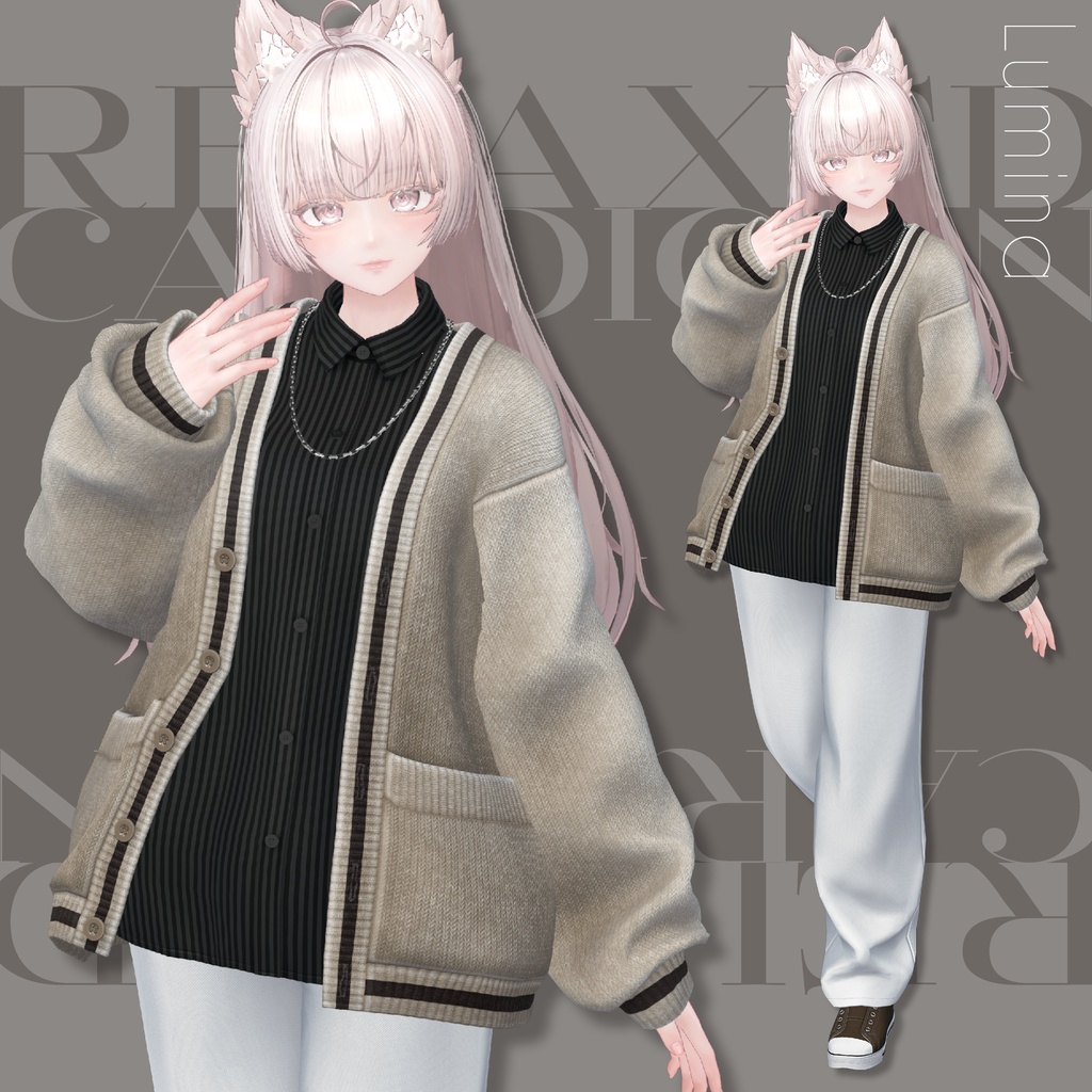 【SALE!】Relaxed Cardigan【31アバターセミ対応】