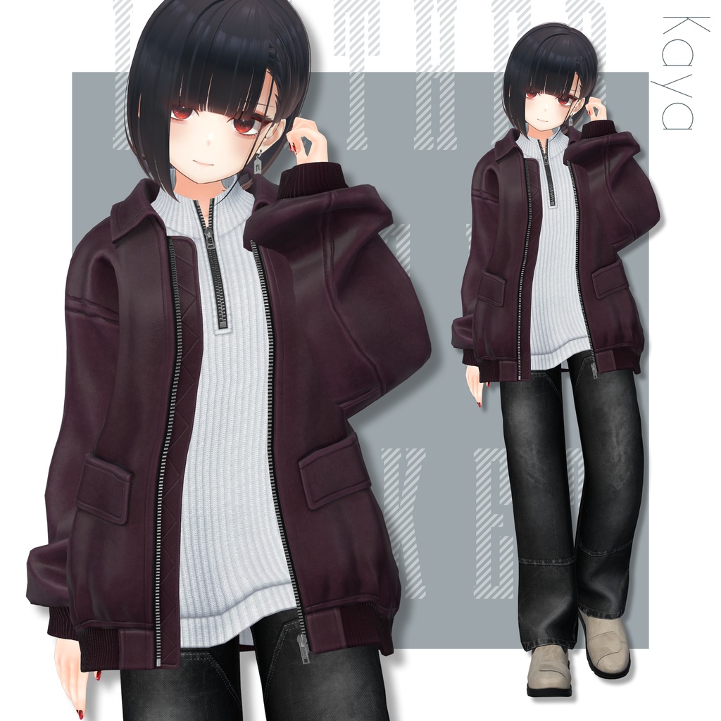 Leather Flight Jacket【25アバターセミ対応】