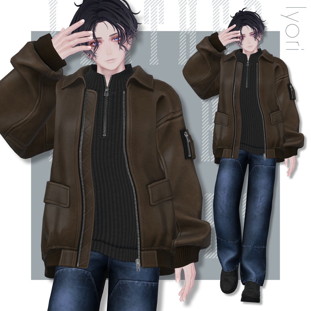 Leather Flight Jacket【25アバターセミ対応】