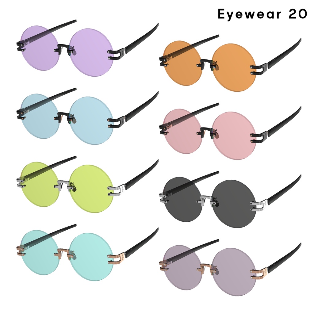 Eyewear 20【VRChat想定】