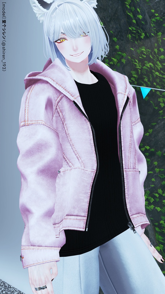 【SALE!】Denim Hoodie【25アバターセミ対応】