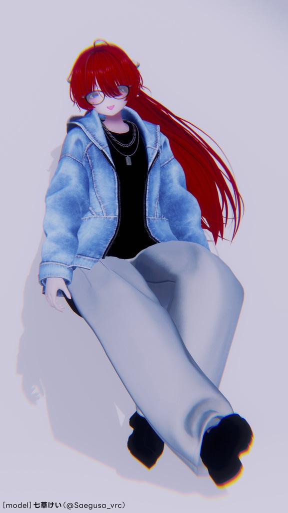 【SALE!】Denim Hoodie【25アバターセミ対応】