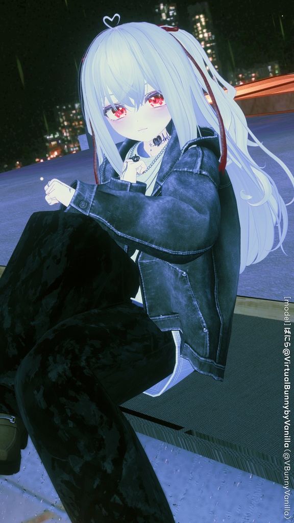 【SALE!】Denim Hoodie【25アバターセミ対応】