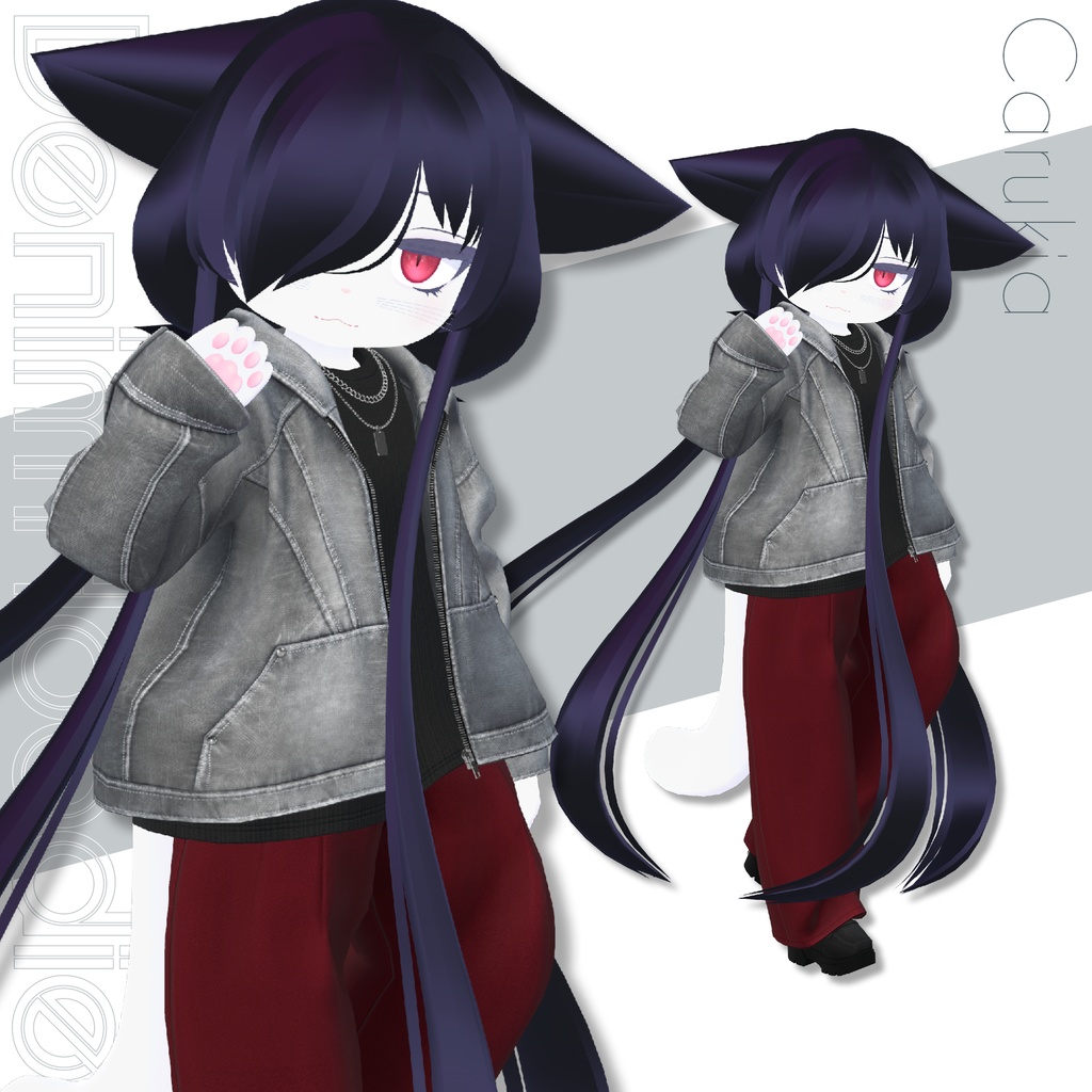 【SALE!】Denim Hoodie【25アバターセミ対応】