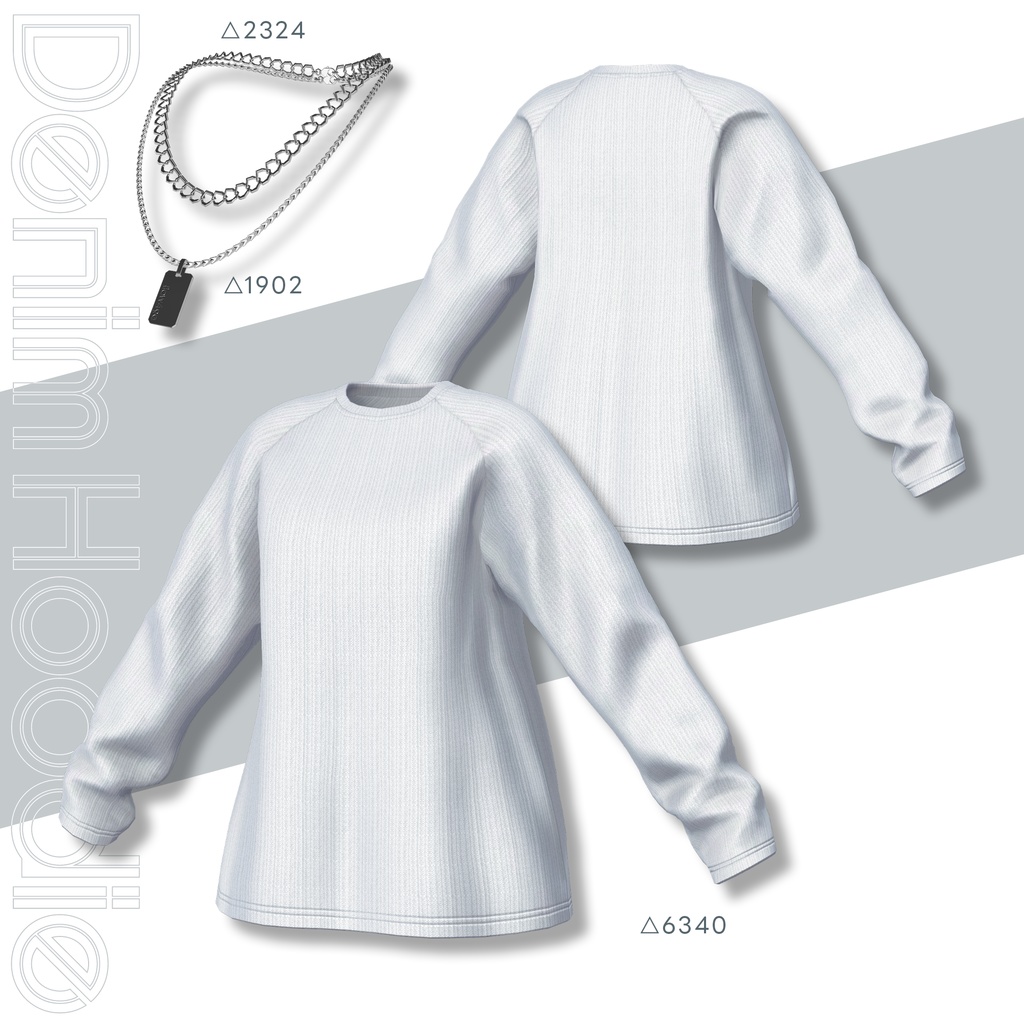 【SALE!】Denim Hoodie【25アバターセミ対応】