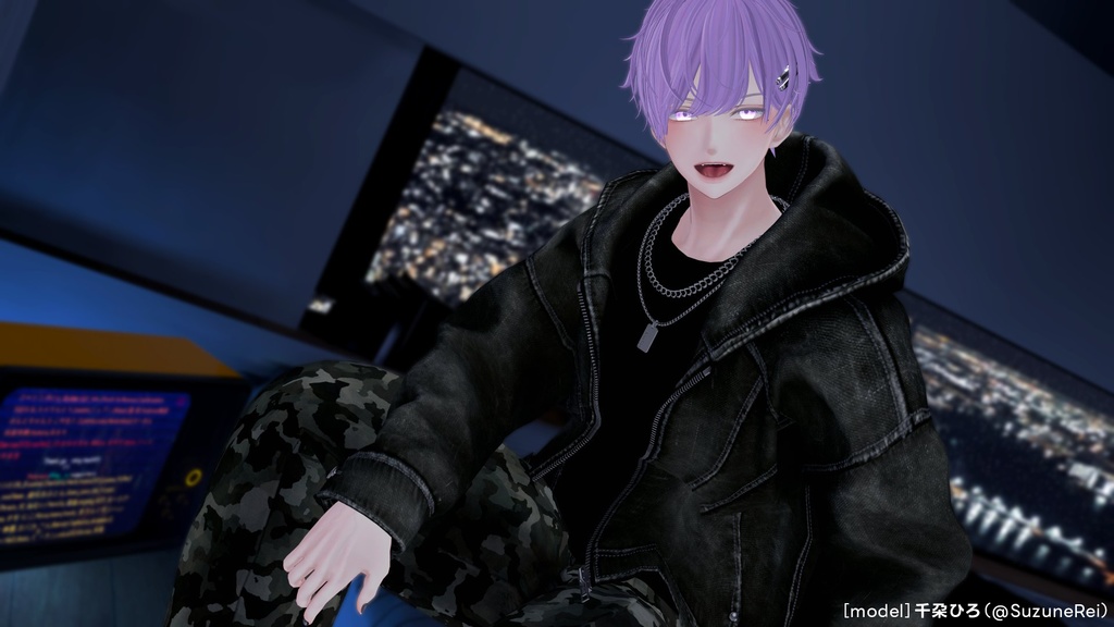 【SALE!】Denim Hoodie【25アバターセミ対応】