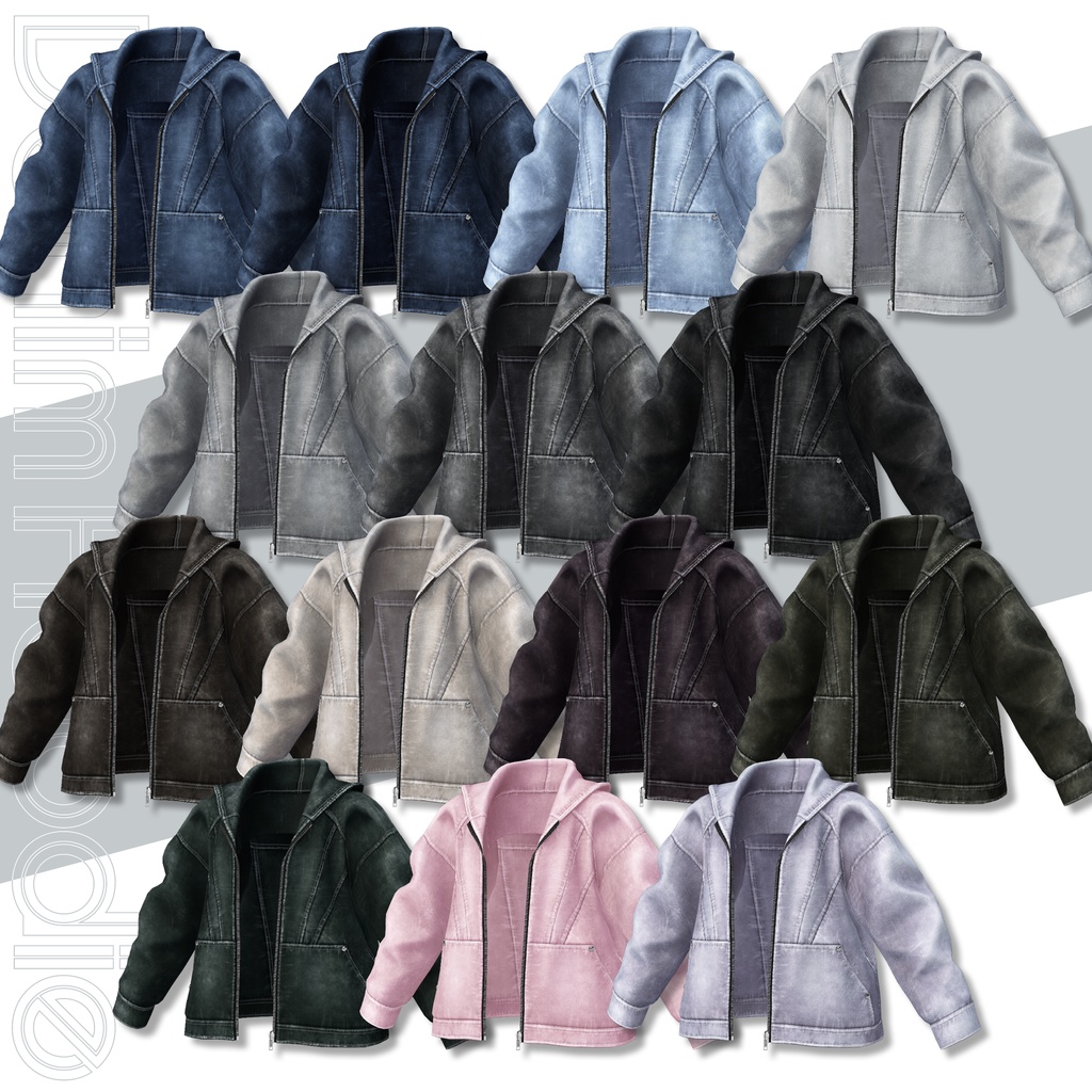【SALE!】Denim Hoodie【25アバターセミ対応】
