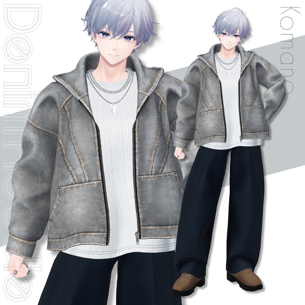 【SALE!】Denim Hoodie【25アバターセミ対応】