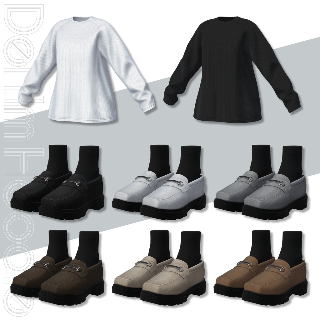 【SALE!】Denim Hoodie【25アバターセミ対応】