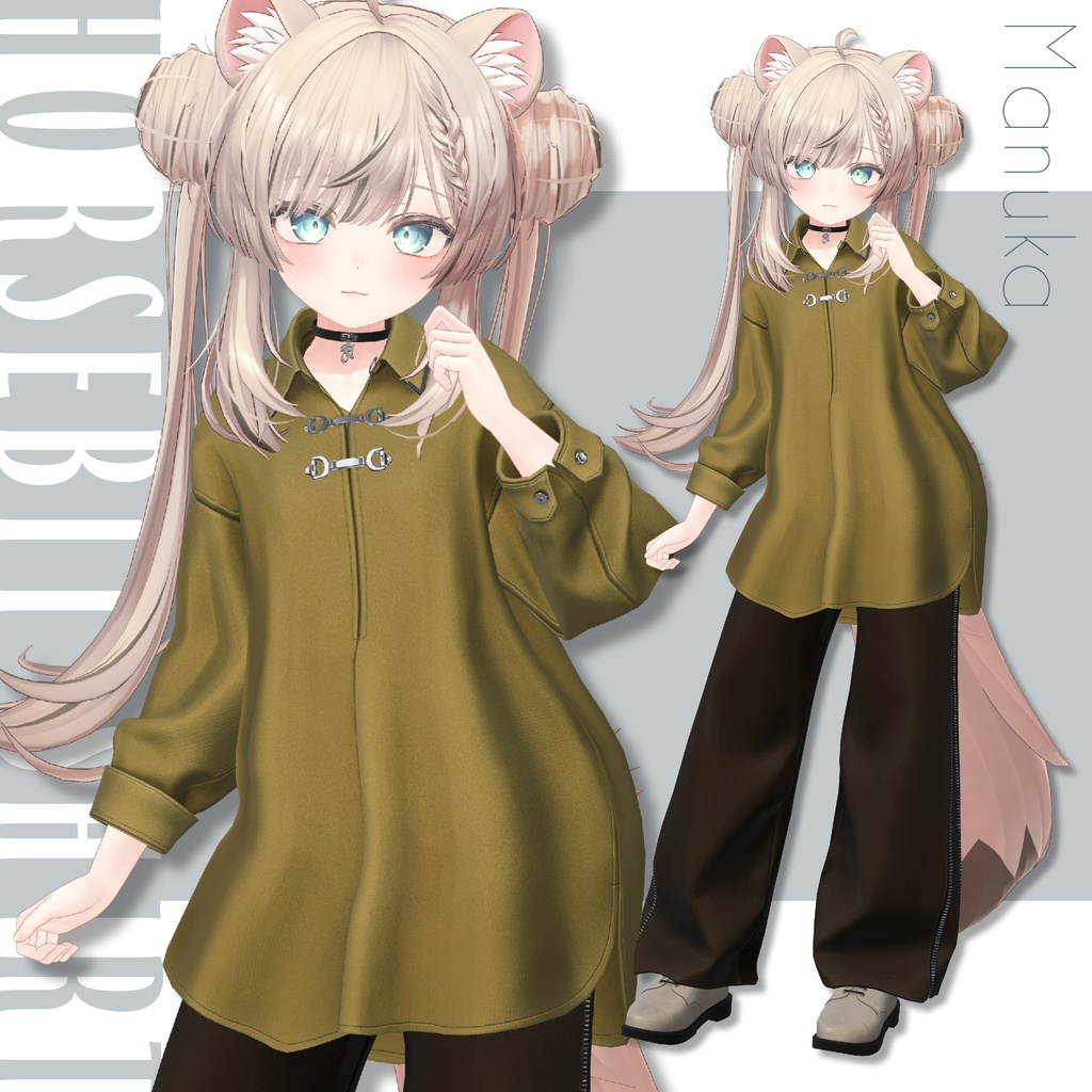 【SALE!】Horsebit Shirt【25アバターセミ対応】