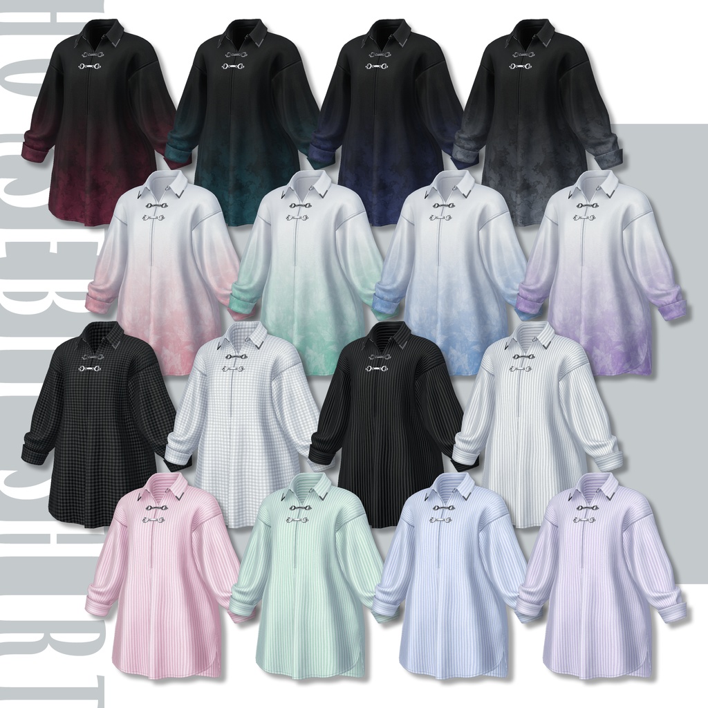 【SALE!】Horsebit Shirt【25アバターセミ対応】