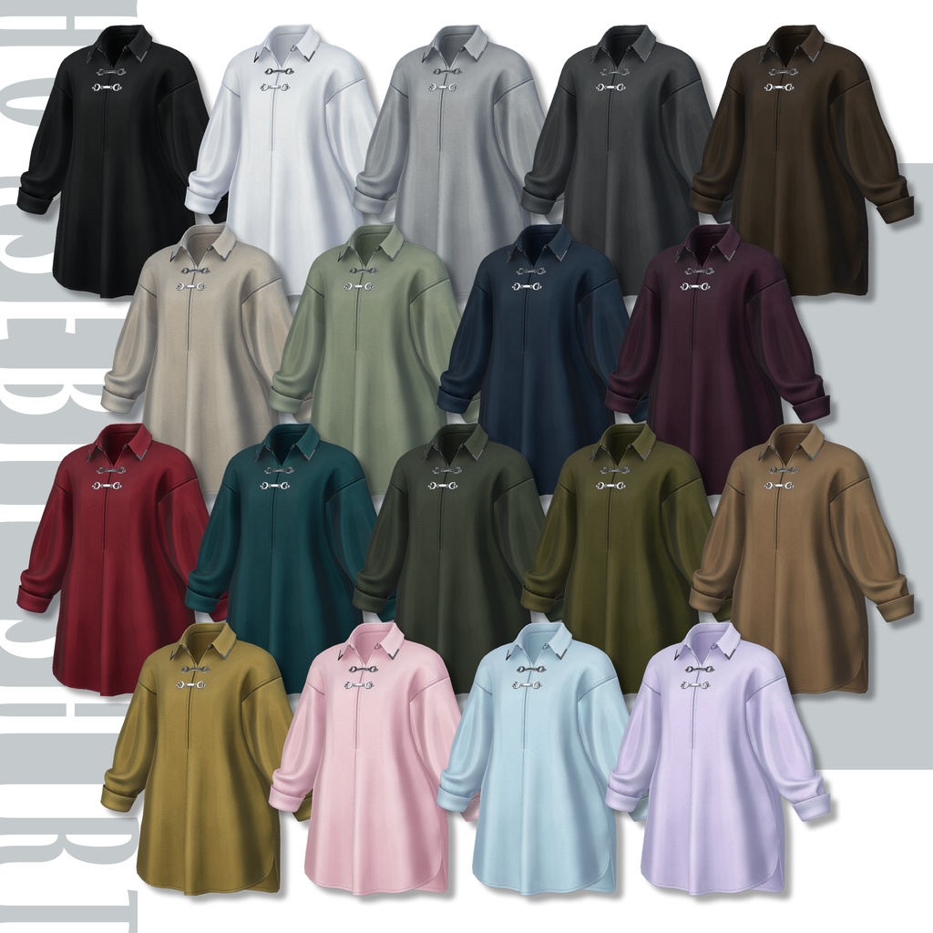 【SALE!】Horsebit Shirt【25アバターセミ対応】