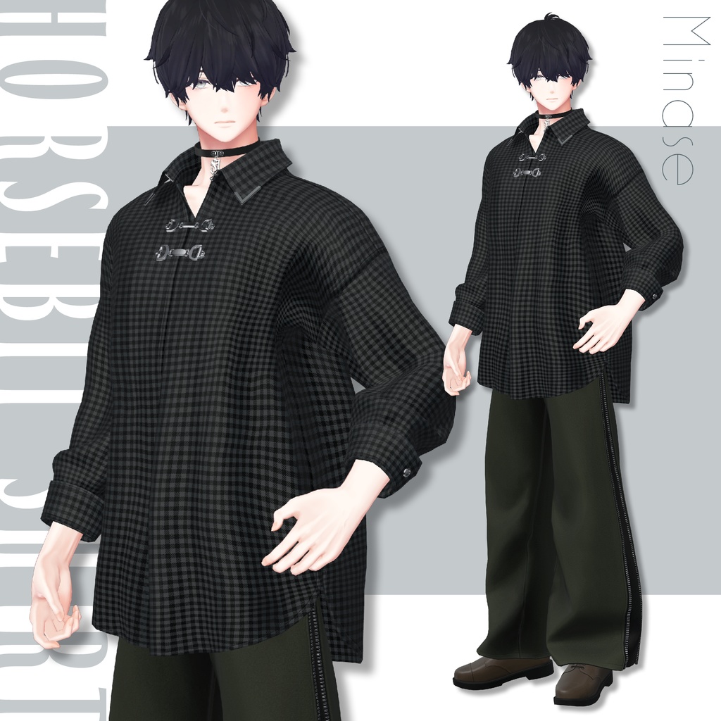 【SALE!】Horsebit Shirt【25アバターセミ対応】