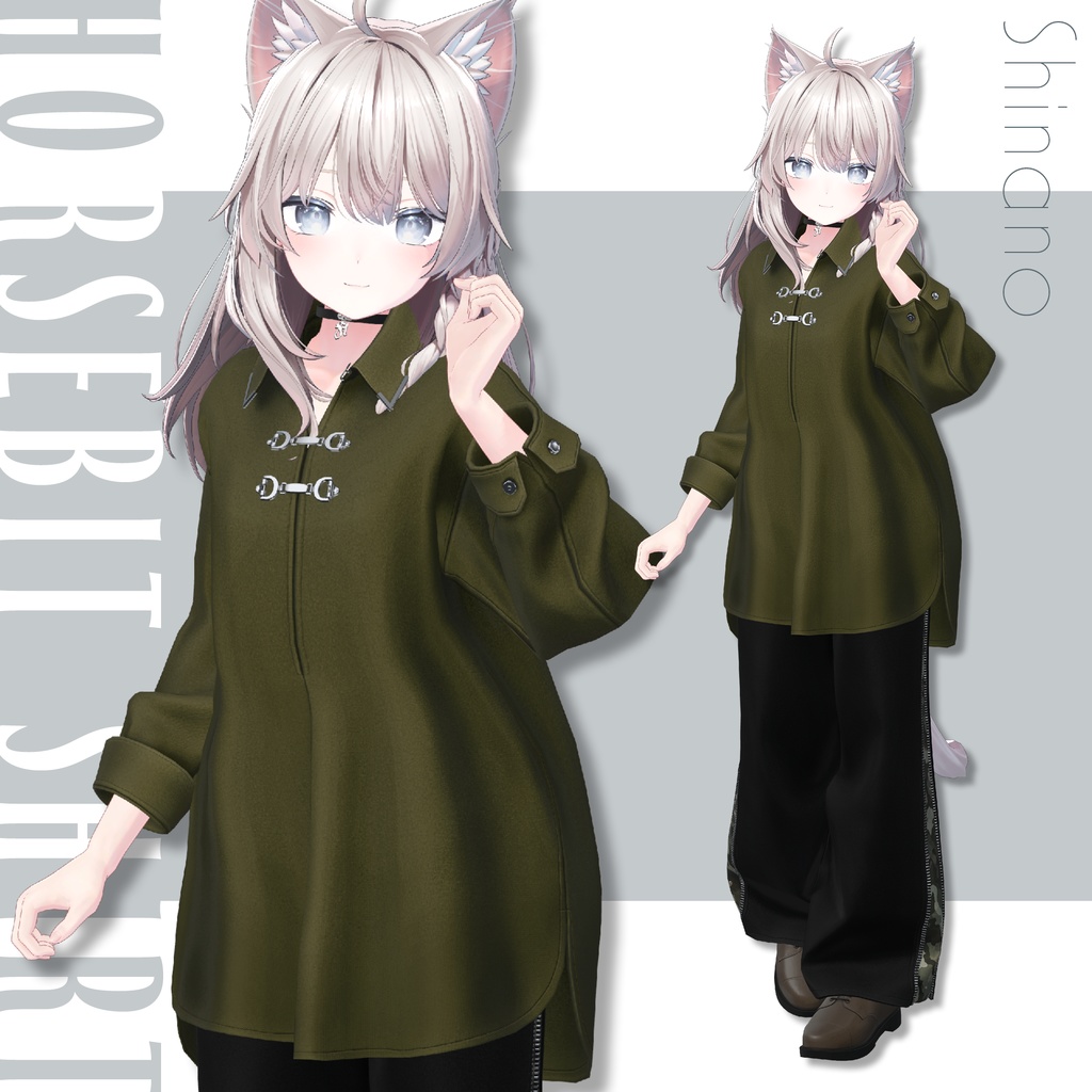 【SALE!】Horsebit Shirt【25アバターセミ対応】