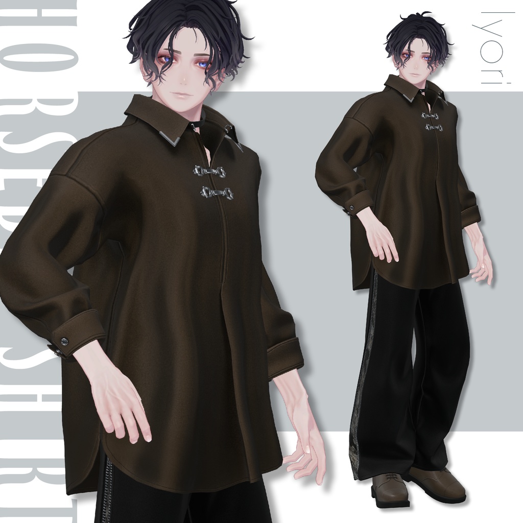 【SALE!】Horsebit Shirt【25アバターセミ対応】