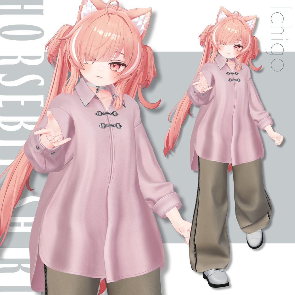【SALE!】Horsebit Shirt【25アバターセミ対応】