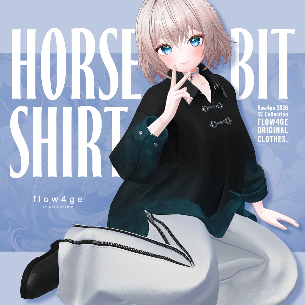 【SALE!】Horsebit Shirt【25アバターセミ対応】