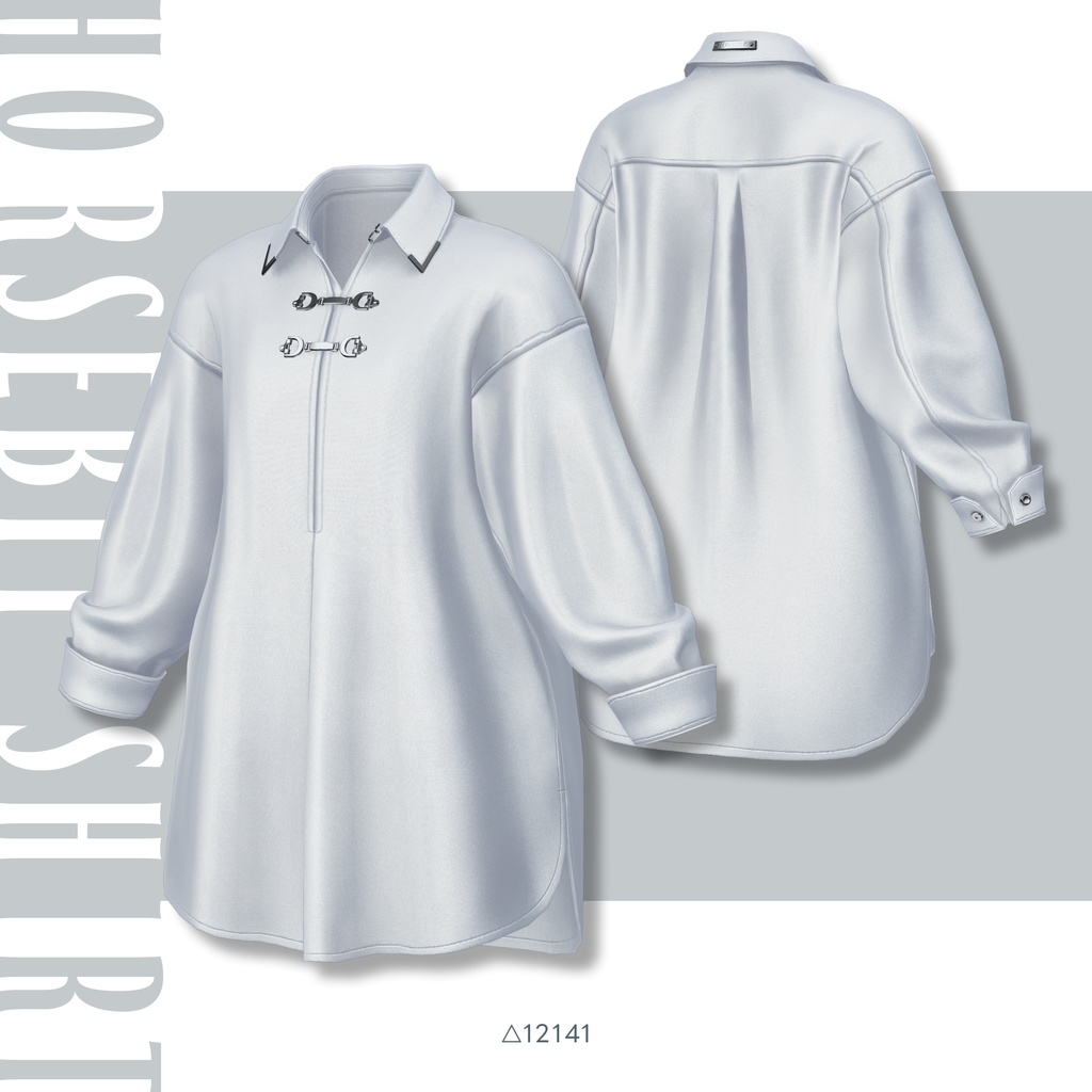 【SALE!】Horsebit Shirt【25アバターセミ対応】