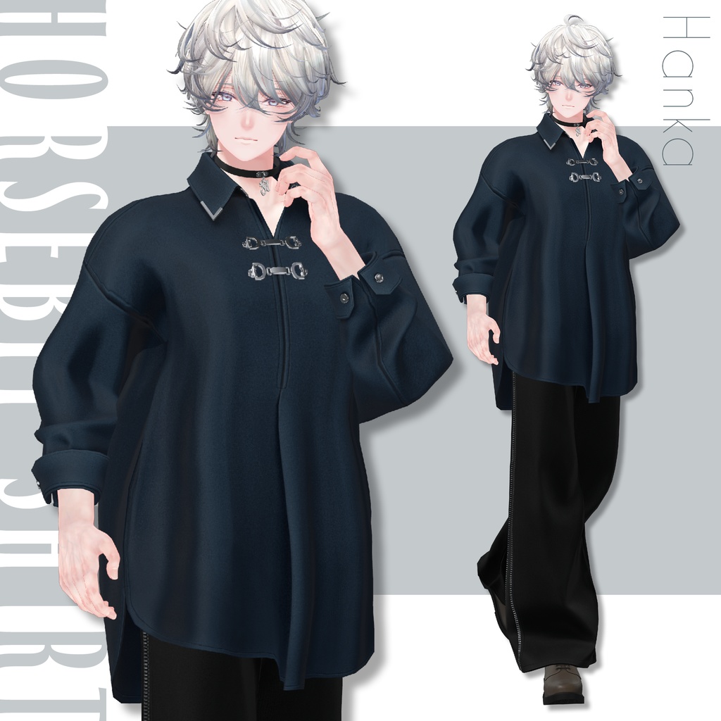 【SALE!】Horsebit Shirt【25アバターセミ対応】