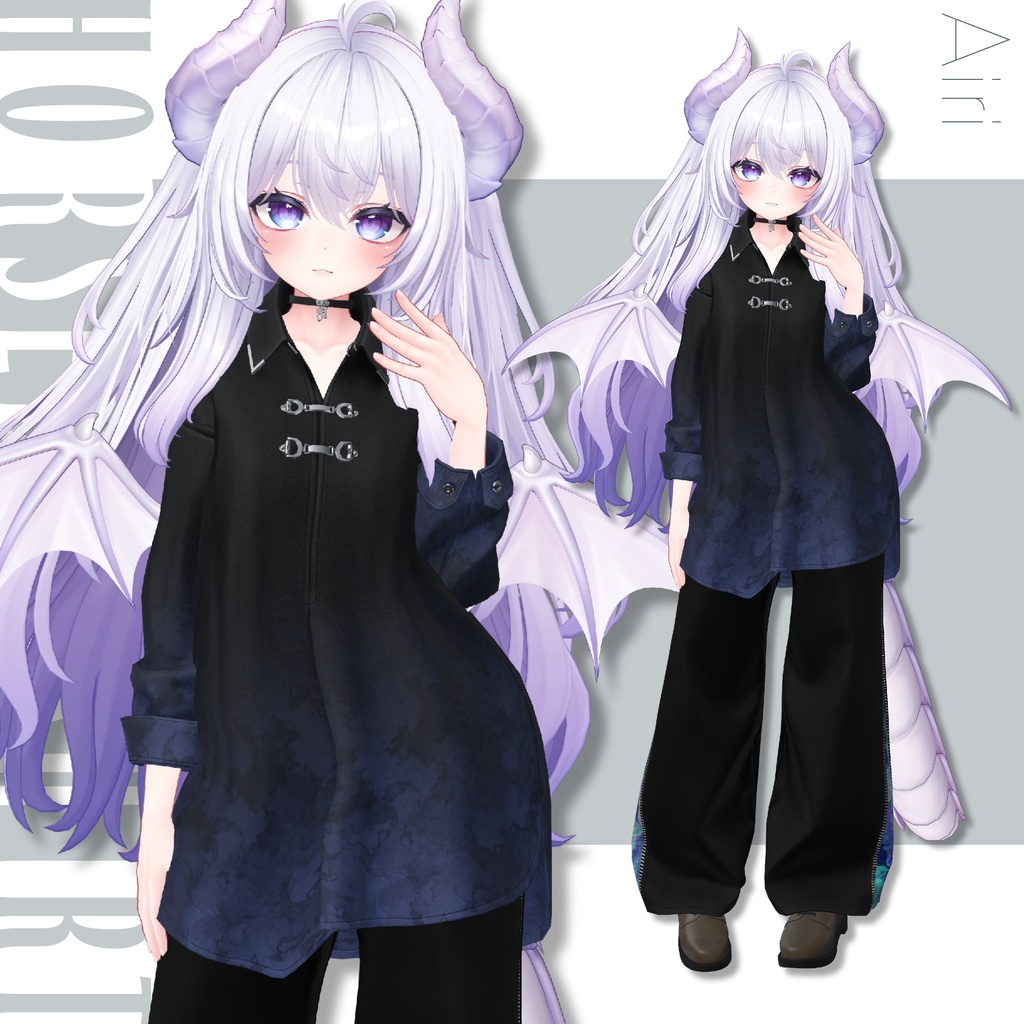 【SALE!】Horsebit Shirt【25アバターセミ対応】
