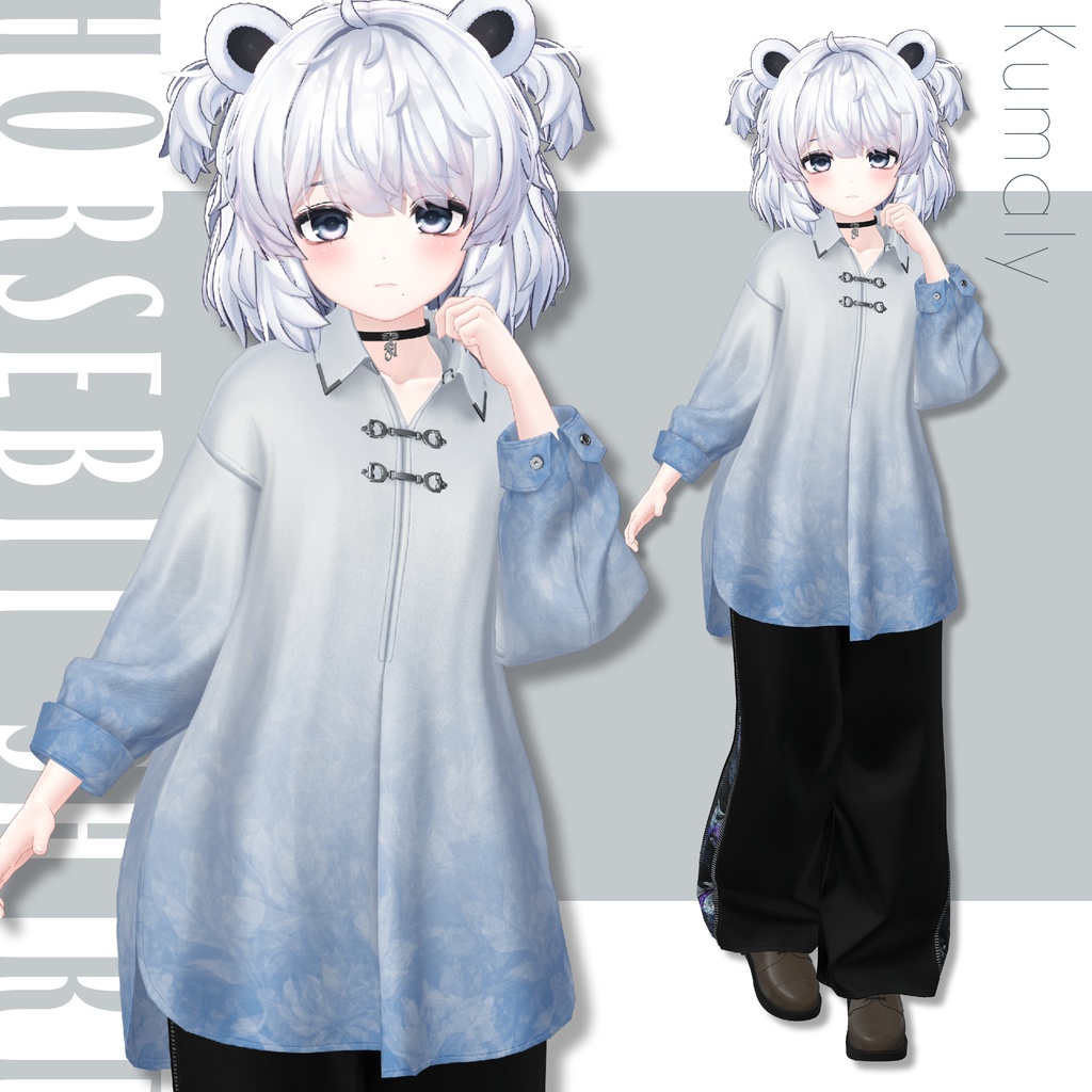 【SALE!】Horsebit Shirt【25アバターセミ対応】