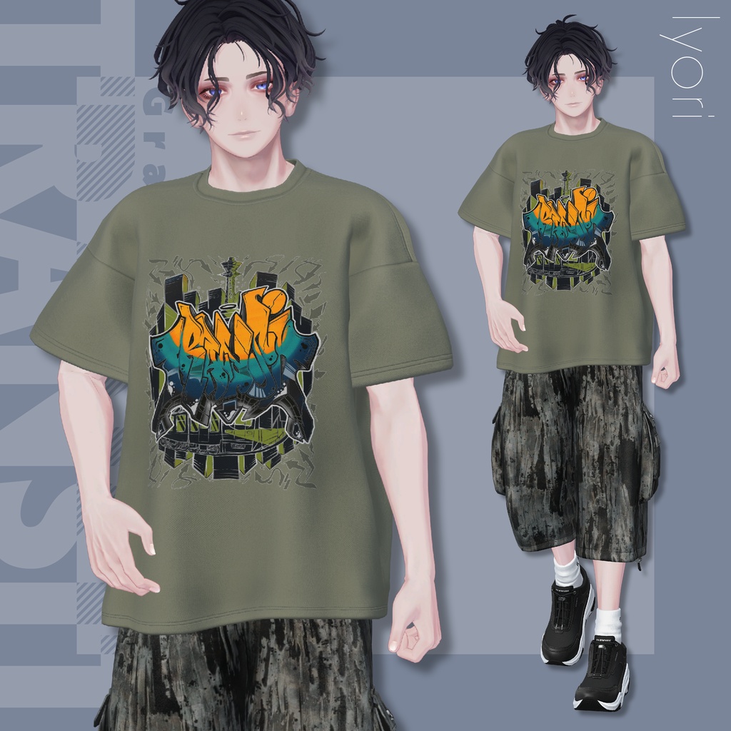 【SALE!】Graphic T-shirt : TRANSIT【25アバターセミ対応】