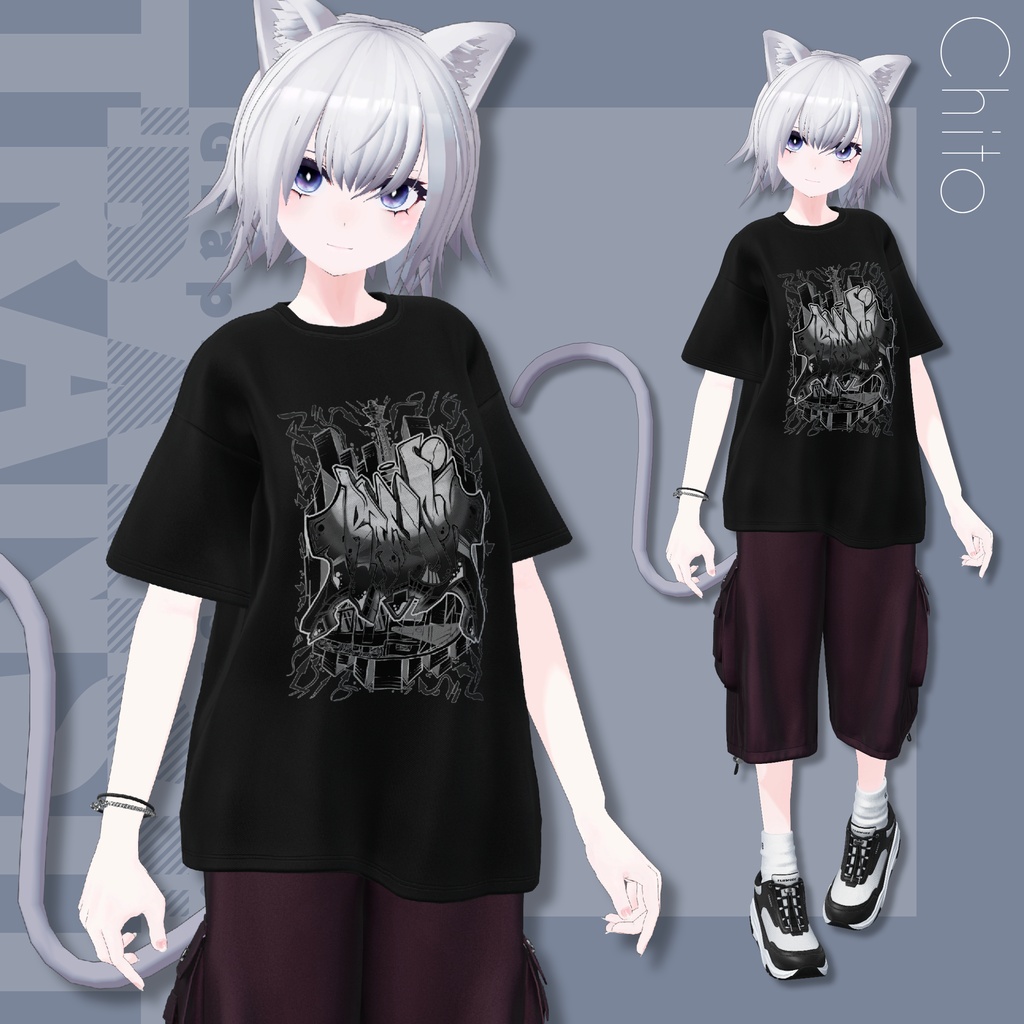 【SALE!】Graphic T-shirt : TRANSIT【25アバターセミ対応】